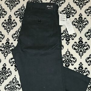Treasure & Bond Men's Dark Gray Chinos